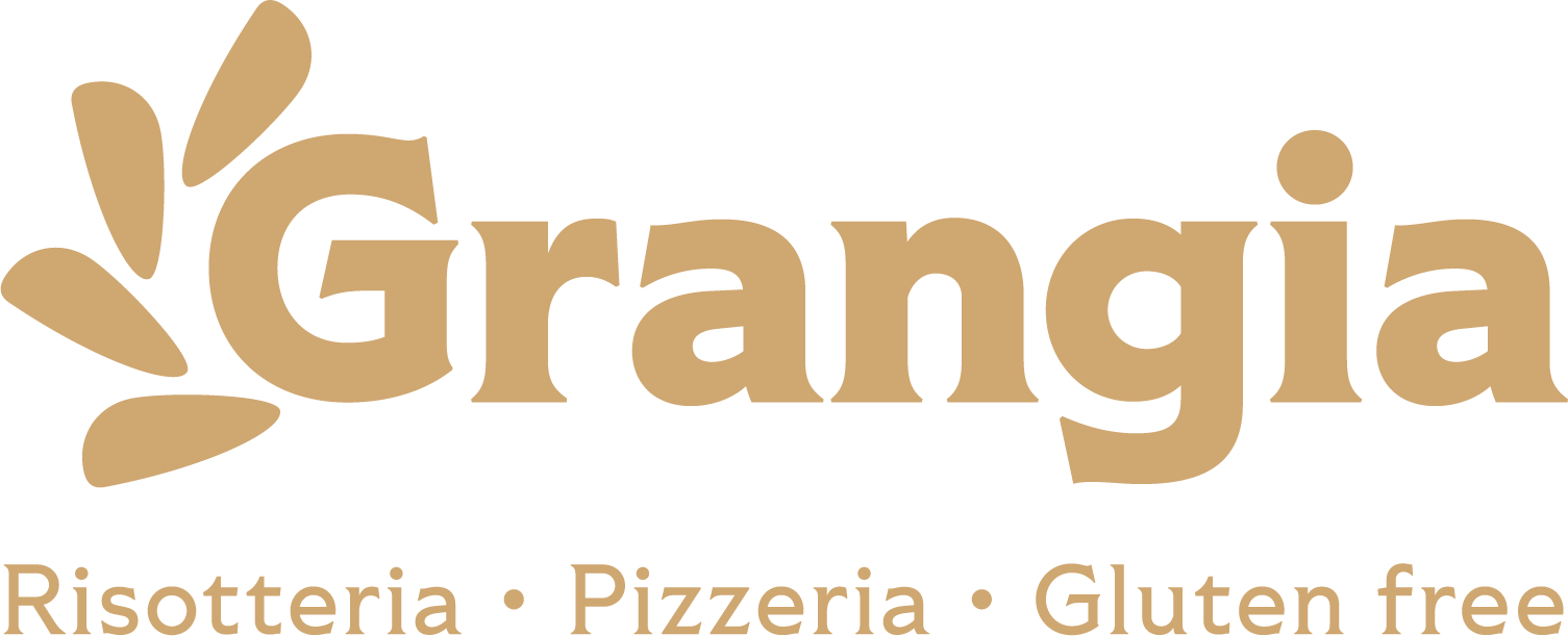 logotipo grangia risotteria pizzeria gluten free